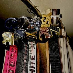 Multiple designer belts
